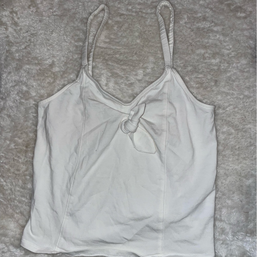 White American Eagle crop tank top with Bow NEVER WORN